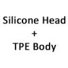 Silicone head TPE body